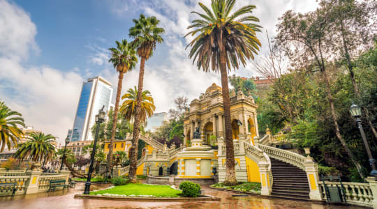 Santa Lucia hill in Chile