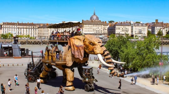 Machines of the Isle of Nantes in France