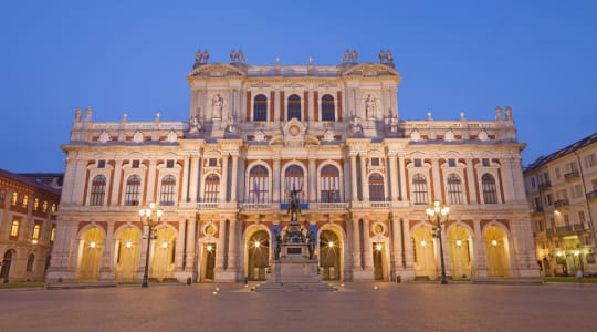Palazzo Carignano in Italy