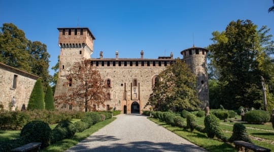 Grazzano-Visconti castle in Italy