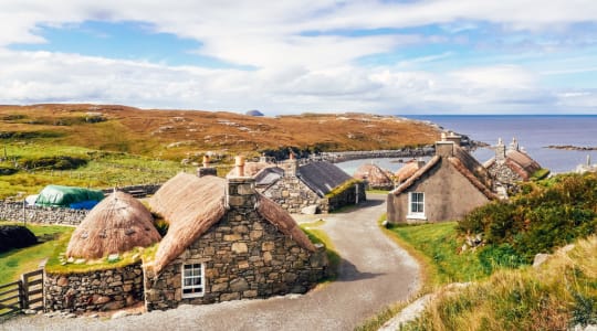 Photo of Gearrannan Blackhouse village