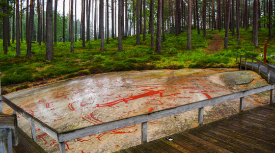 Rock Carvings in Tanum in Sweden