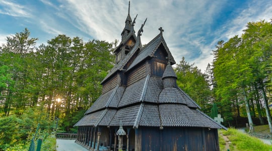 Photo of Fantoft Stave Church