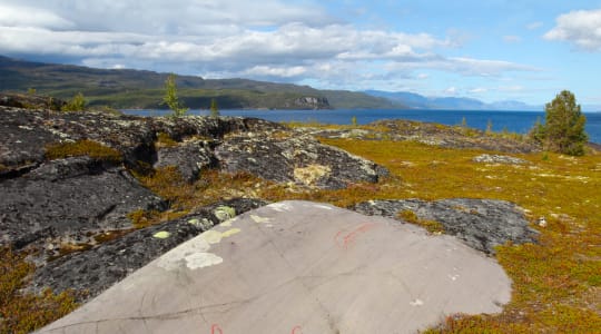 Rock carvings at Alta in Norway