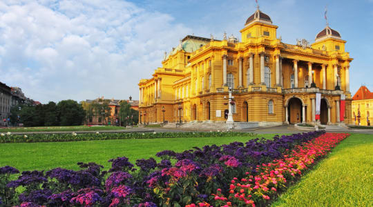 Croatian National Theatre in Croatia