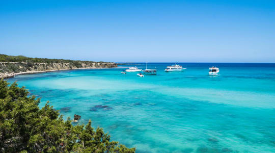 Blue lagoon Cyprus in Cyprus