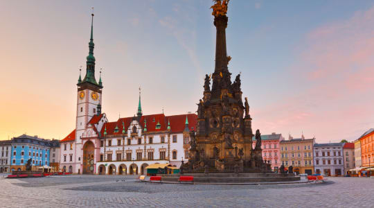 Holy Trinity Column in Czech Republic