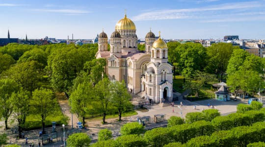 Cathedral of the Nativity of Christ Riga in Latvia