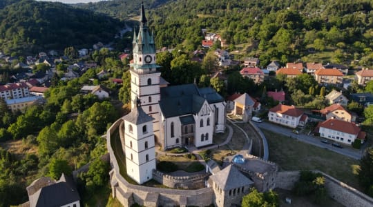 Town castle Kremnica in Slovakia