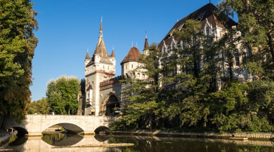 Vajdahunyad castle in Hungary