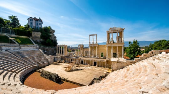 Roman theatre of Philippopolis in Bulgaria