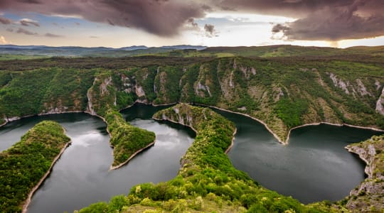 Uvac Special Nature Reserve Uvac Special Nature Reserve in Serbia