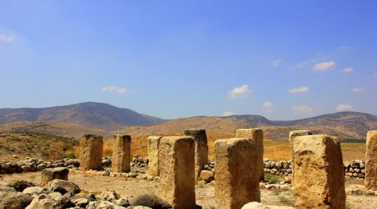 Tel Hazor Tel Hazor in Israel