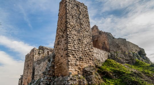 Ajloun castle in Jordan