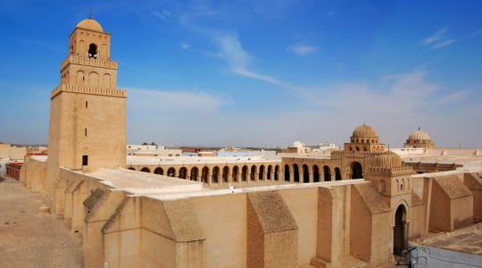 The Great Mosque of Kairouan The Great Mosque of Kairouan in Tunisia