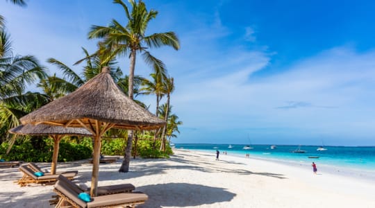 Kendwa beach in Tanzania