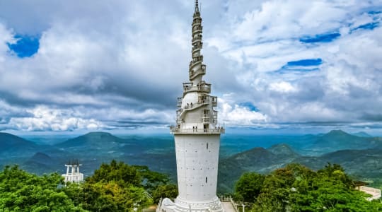 Ambuluwawa Tower in Sri Lanka