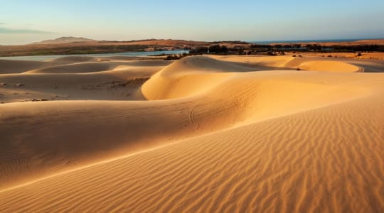 Red Sand Dunes Vietnam in Vietnam
