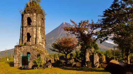 Cagsawa Ruins in Philippines