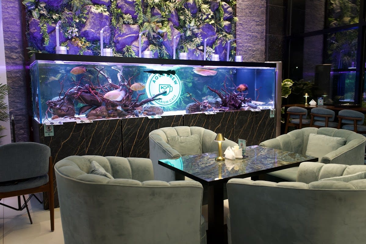 Aqua Brew Aquarium Cafe