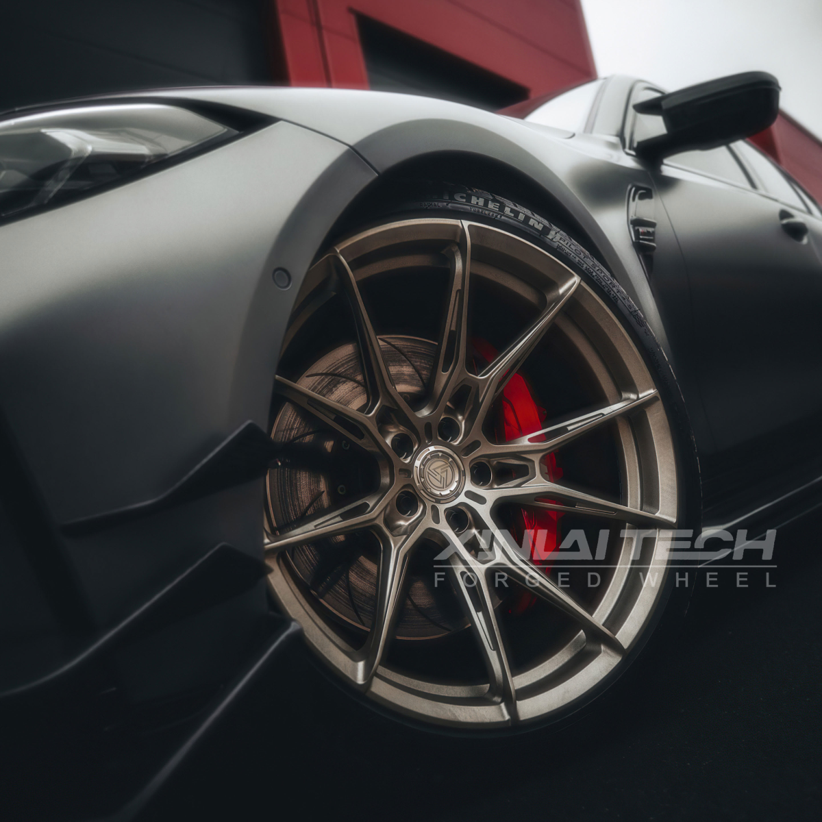 Deep Concave One Piece Forged Bronze Wheel - Image 3