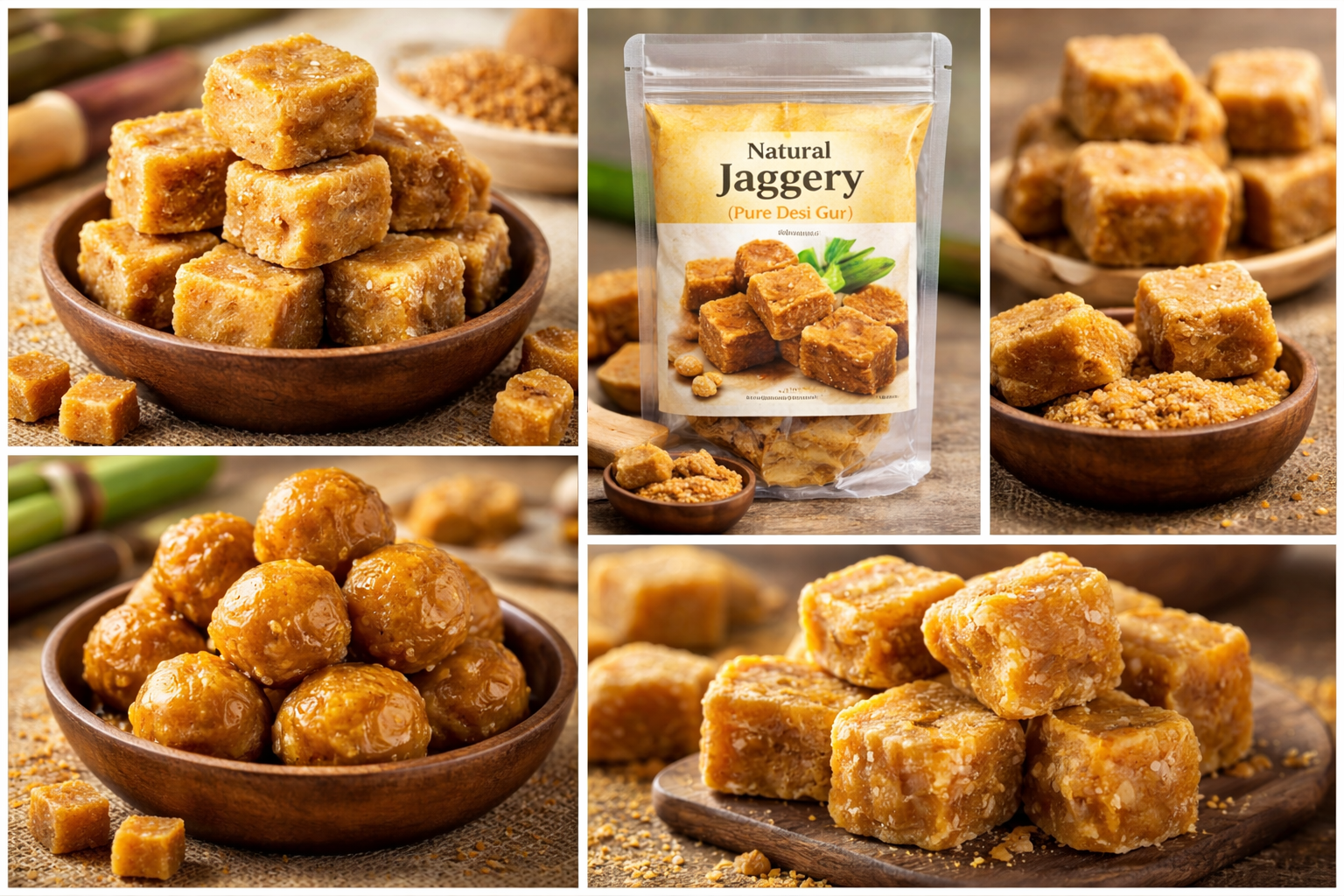 Natural Jaggery (Pure Desi Gur)