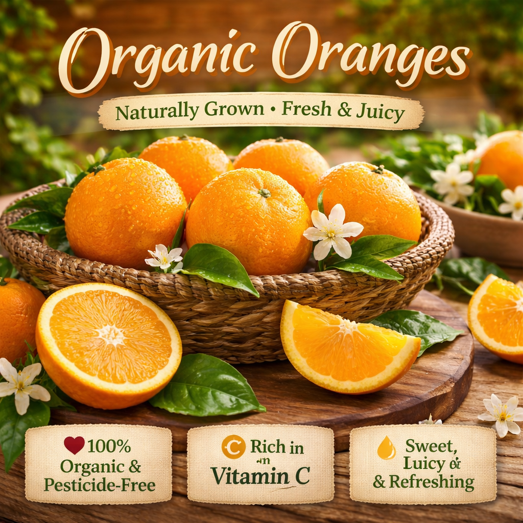 Natural Organic Oranges