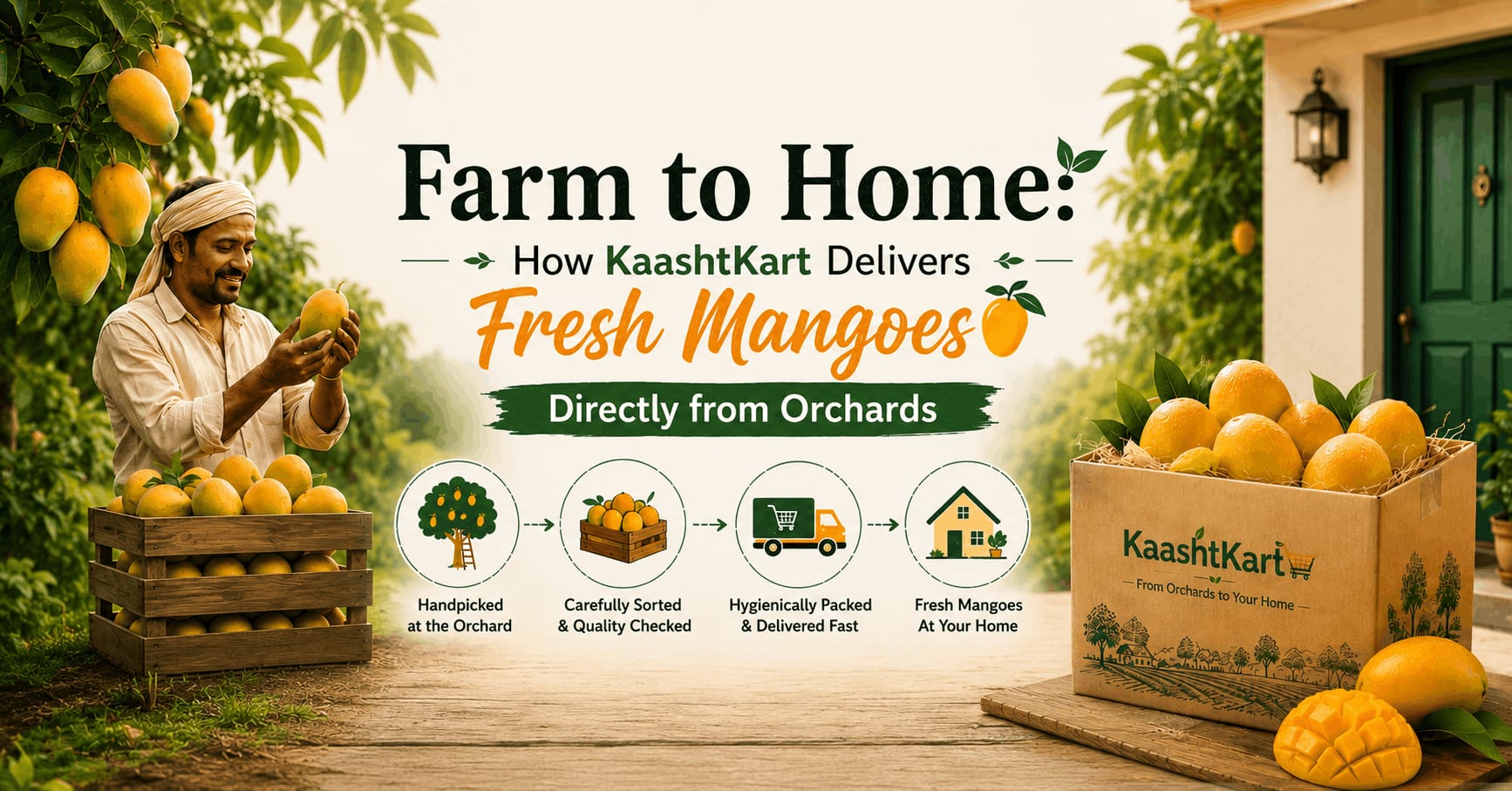   Farm to Home: How KaashtKart Delivers Fresh Mangoes Directly from Orchards