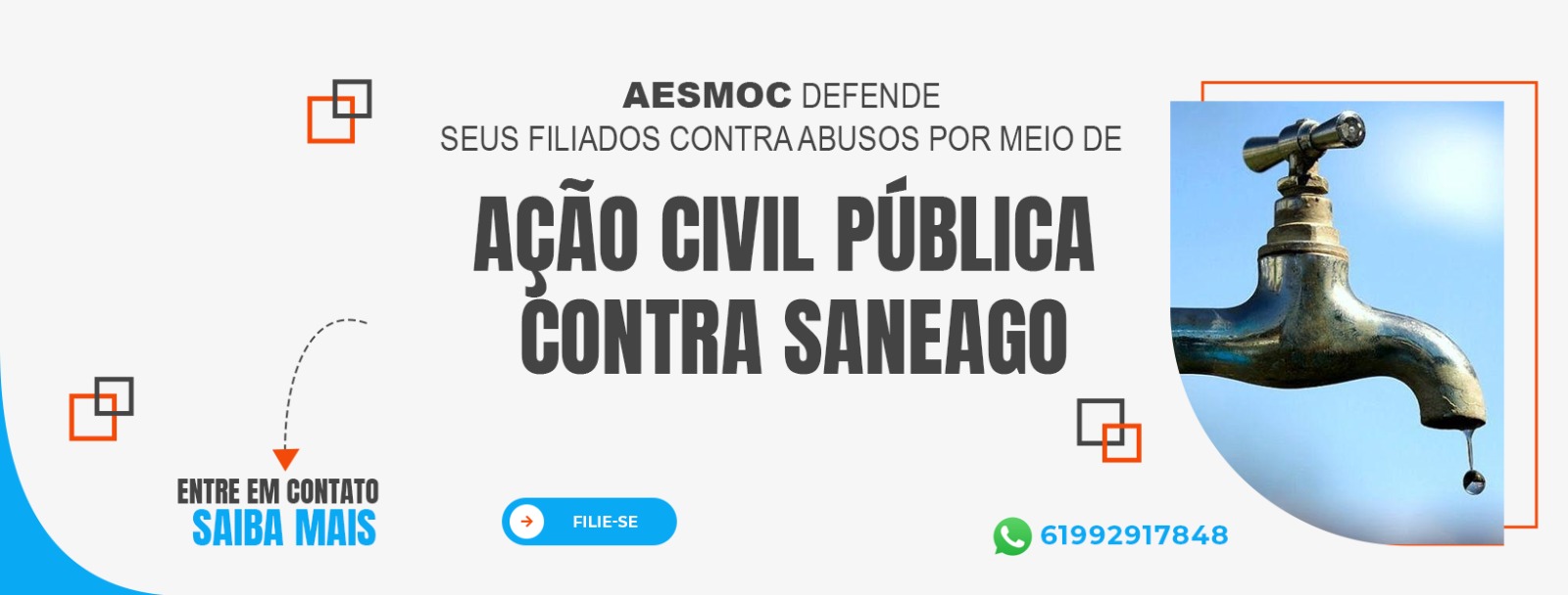 Banner Ação Esgoto