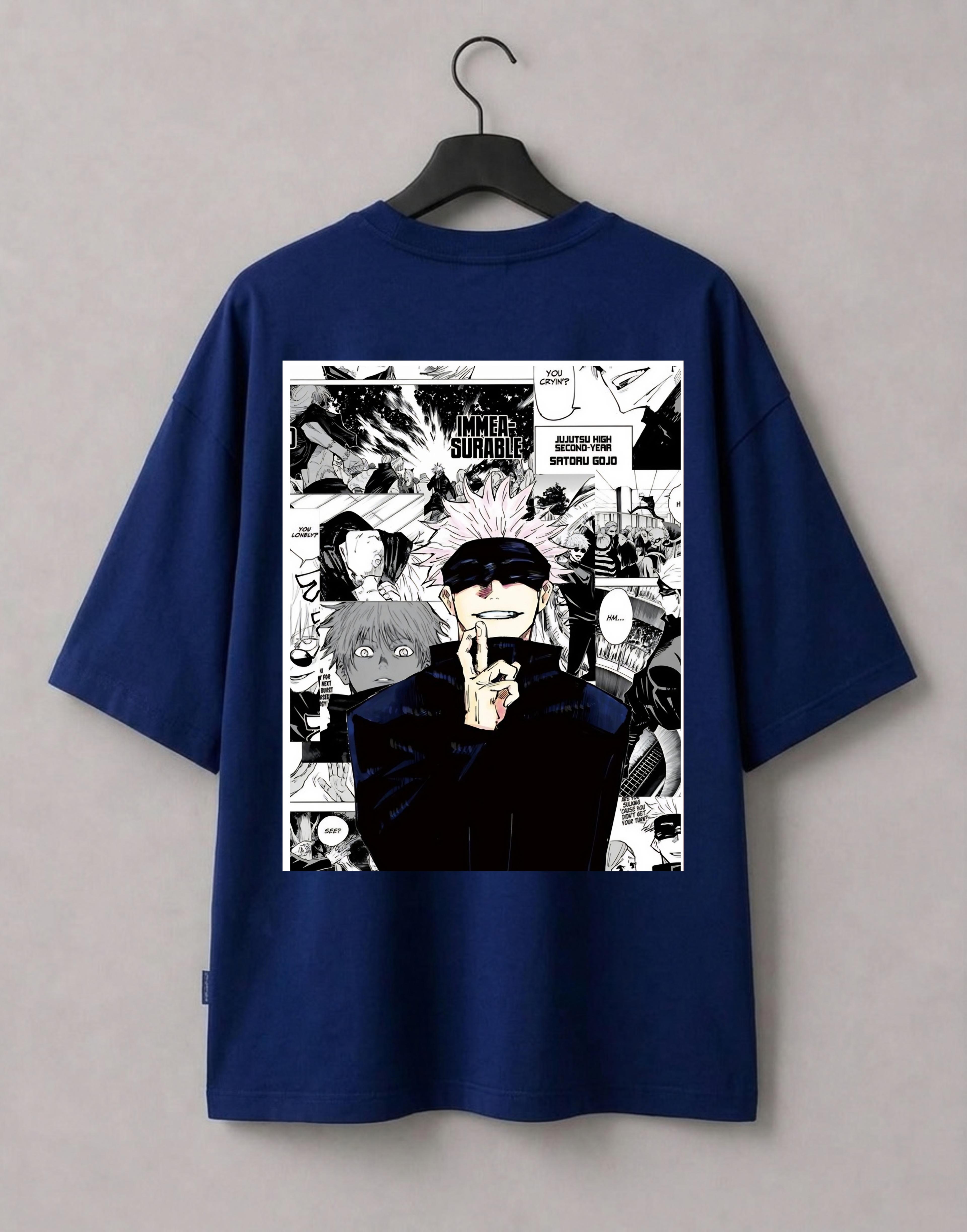 Maison Nondon Gojo Satoru DTF Oversized T-Shirt front view
