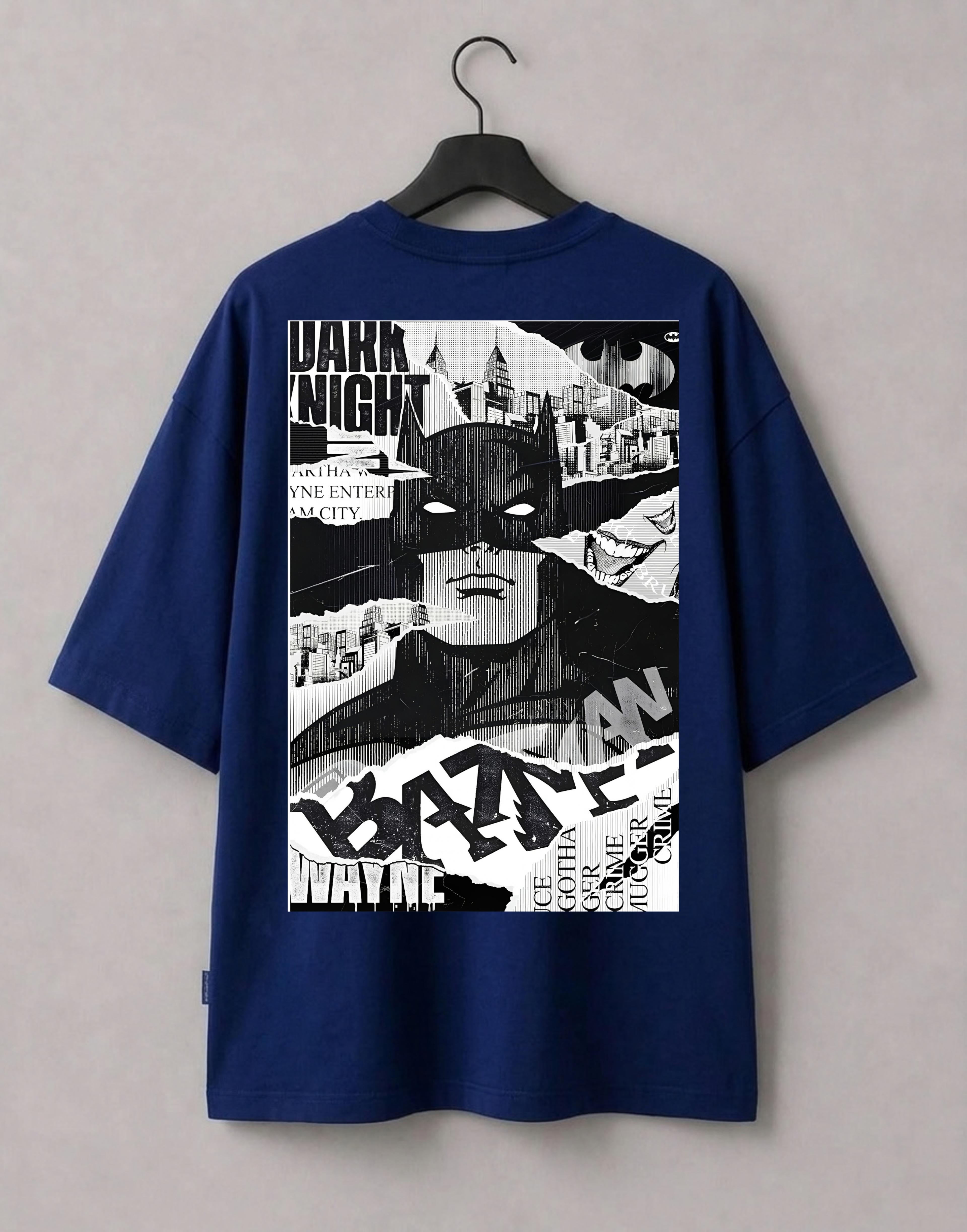 Maison Nondon Batman Dark Knight DTF Oversized T-Shirt front view