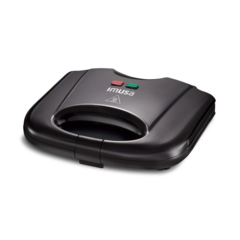 Sanduchera Imusa Basic 2 puestos Negra