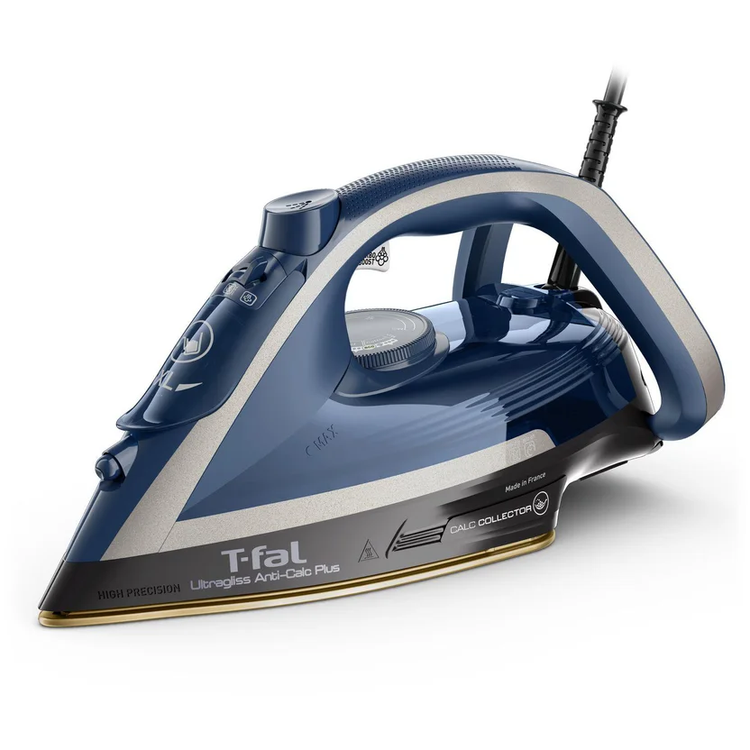 Plancha De Ropa a Vapor T-Fal Ultragliss Anti - Calc Plus, 1800 Watts, Auto OFF