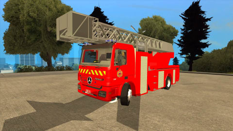 Mercedes Benz Actros Bomberos Valparaiso