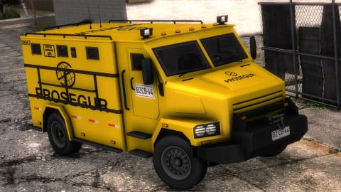 Vehiculo blindado Prosegur