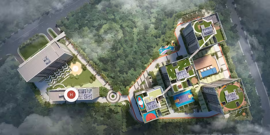 3 BHK - DN Pallaciya - 1348sqft - photo 3