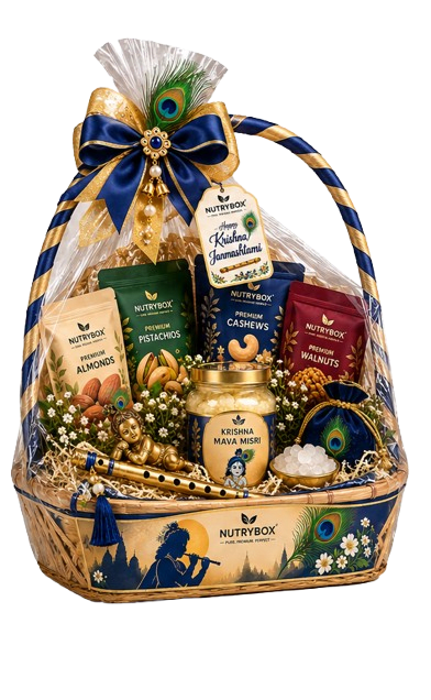 Krishna Janmashtami Special Dry Fruit Gift Basket thumbnail 3