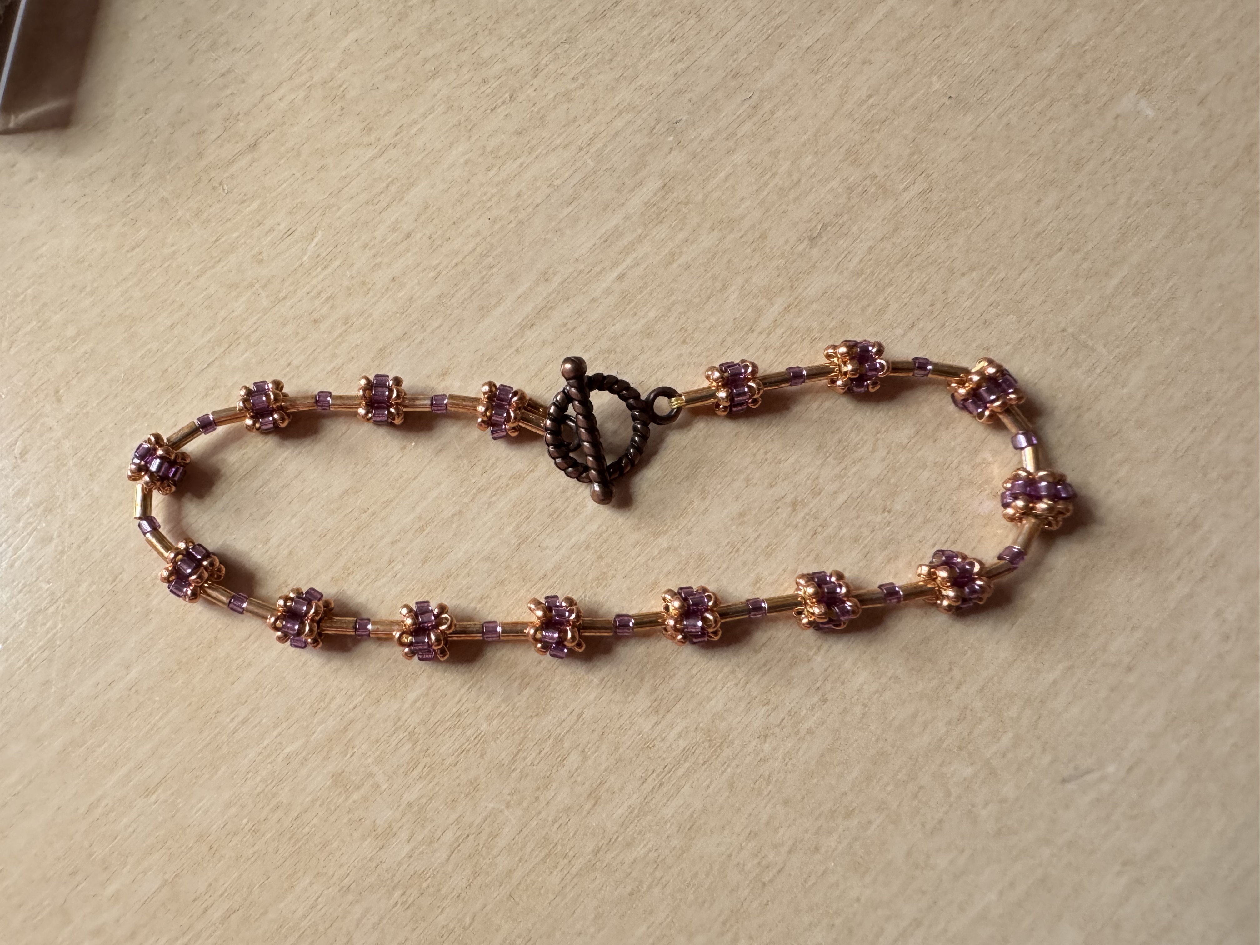 1 line Gold / lilac