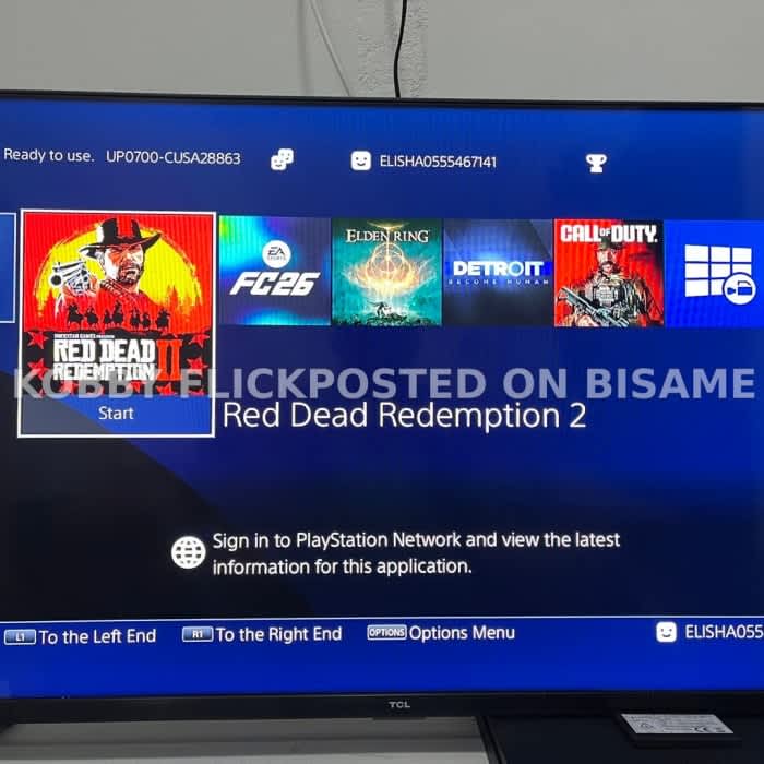 PS4 Slim with 1 controller and accessories