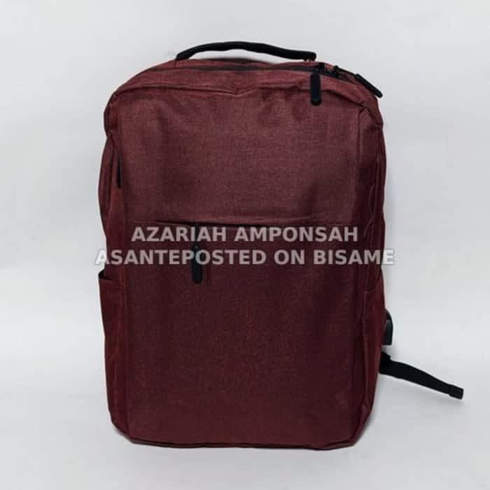 Maroon Laptop Backpack, Bags