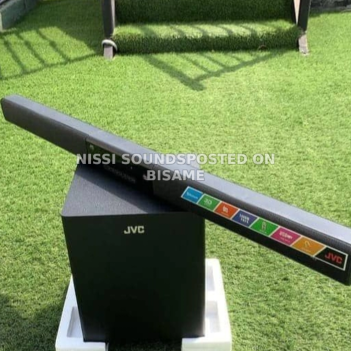 JVC 2400WATTS WIRELESS SOUND BAR AND WOOFER