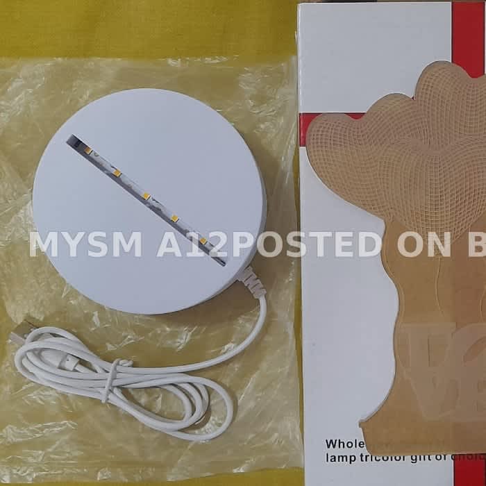  3D Acrylic Light (Lovers Gift | Valentine Gift)