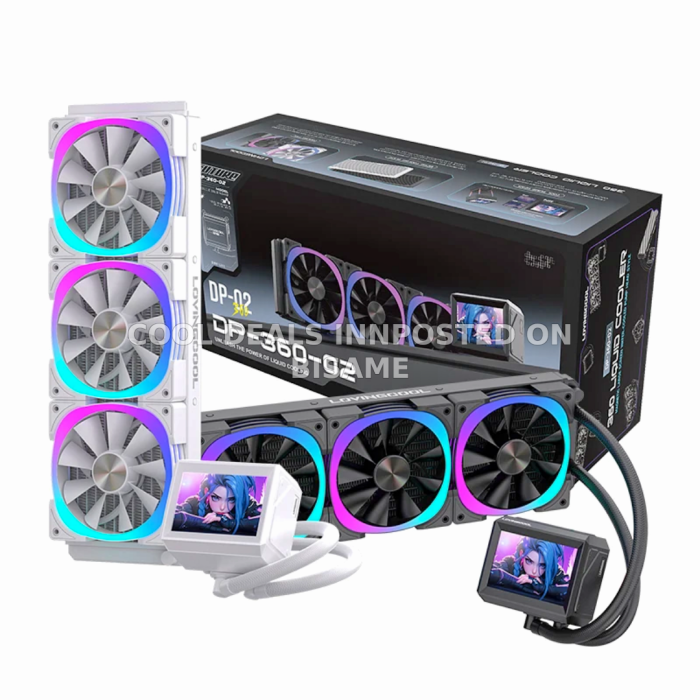 2025 Latest Technology AIO Liquid Cooler With Infinite IPS Diagnosis Video Display Screen