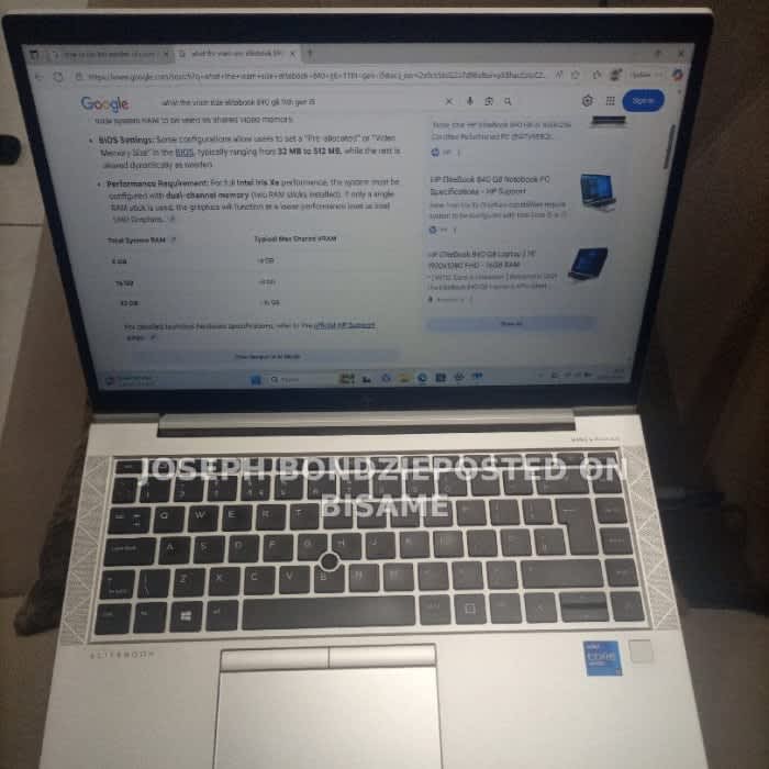 ELITEBOOK 840 G8, 256GB SSD, 16GB RAM, CORE i5, 11TH GEN - UK Used