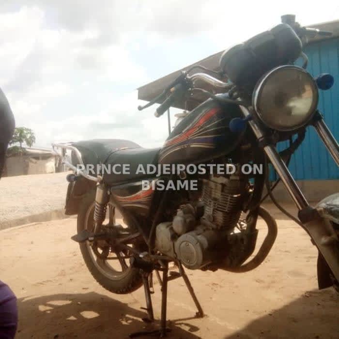 Haojue Motorbike, 2014, Ghanaian Used, Black 