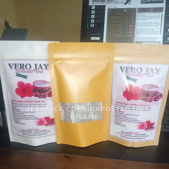 VERO JAY SOBOLO TEA, HIBISCUS TEA