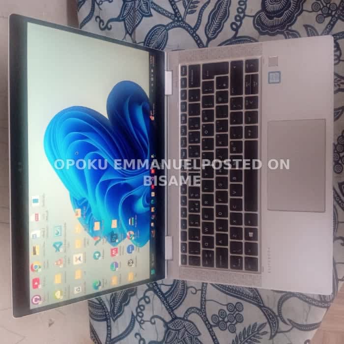 HP EliteBook x360 Series Convertible Laptop, 512GB, SSD, Intel Core i7, Used, Silver