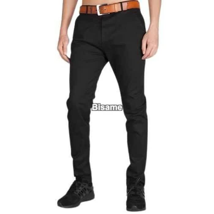 2-Piece Khaki Trousers - Black/Dark Blue