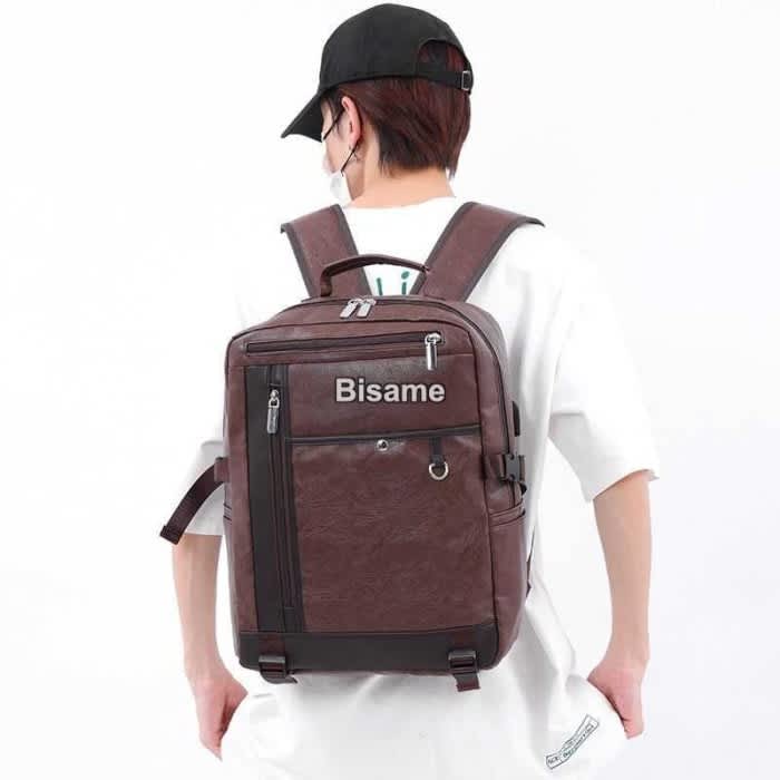 Nice Leather Backpack 
