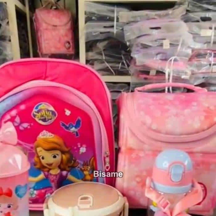 Childrens School Bags, Water Bottles , Lunch Bags.